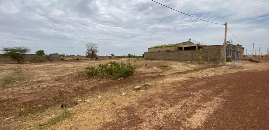 DEUX PARCELLES JUMELÉES DE 480 M² EN VENTE DANS LA VILLE YENNENGA DE KOUBA