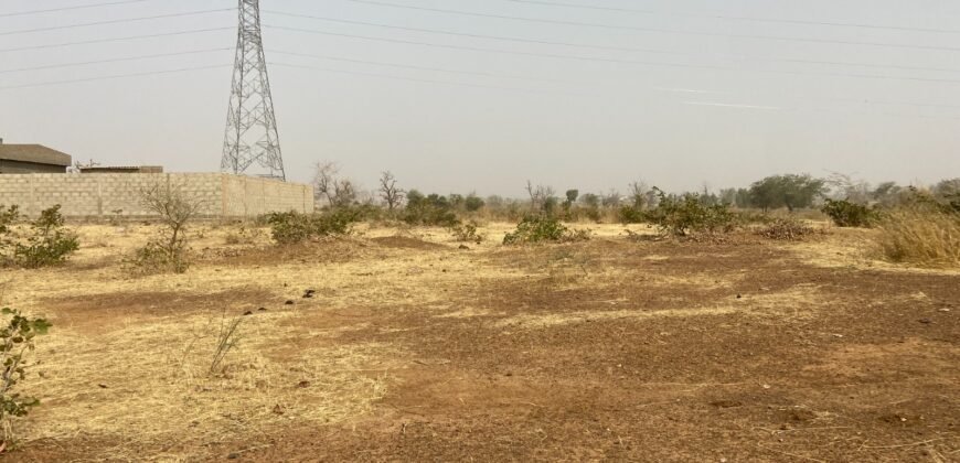 PARCELLE NUE TYPE PAN COUPÉ DE 263 M² EN VENTE À KOUBA
