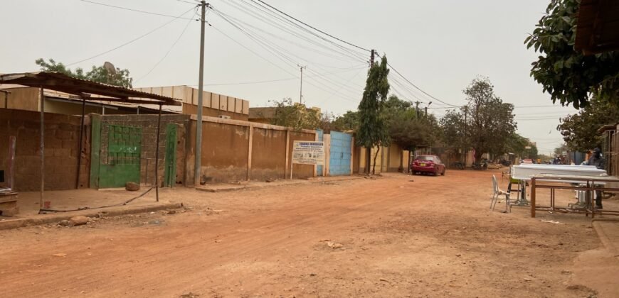 PARCELLE CLÔTURÉE DE 300 M² DOUBLE FACE BATIE EN VENTE À GOUNGHIN SUD