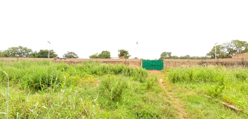 À VENDRE : TERRAIN CLÔTURÉ DE 5 000 M² À BASSINKO – BISSIGHIN